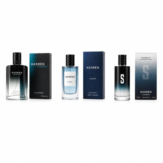 Best Male Combo – Mau Mau Dawn, Mlima Baridi & Misbah Eau de Parfum Set for Men, 3-in-1 Amber Oud, Aromatic Woody & Oriental Fougère Fragrance Bundle, Gift for Him