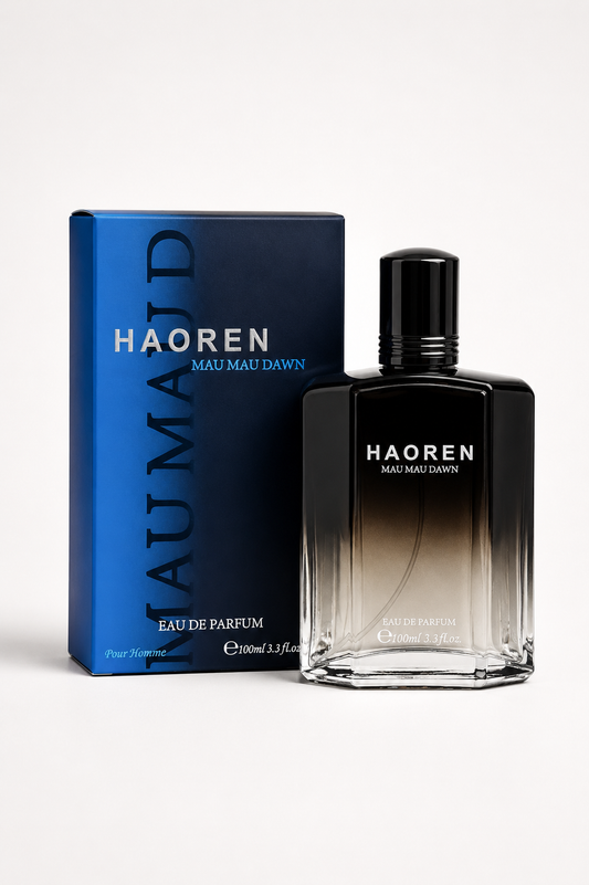 HAOREN Mau Mau Dawn Eau de Parfum Unisex 100ml - Amber Oud Scent, Bold Daily Wear & Evening Fragrance, Gift for Her & Him