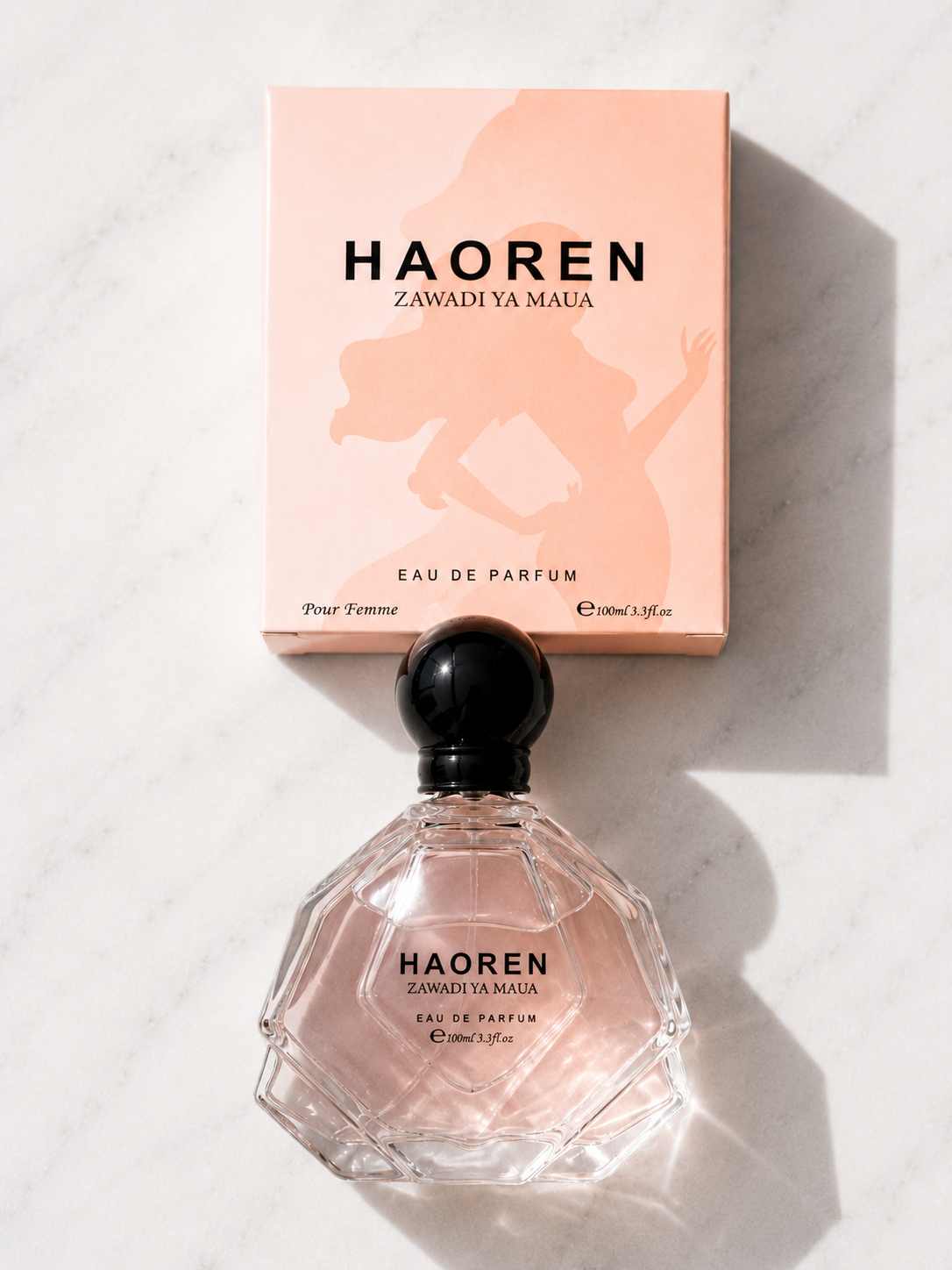 HAOREN Zawadi Ya Maua Perfume for Women 100ml – Floral Woody Eau de Parfum, Elegant Daily Wear, Long Lasting Fragrance, Gift for Her