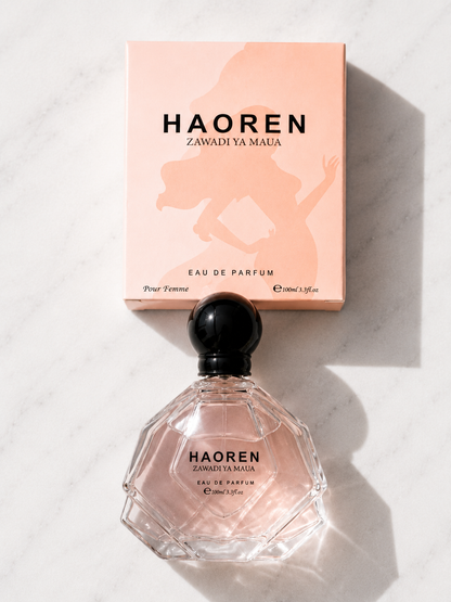 HAOREN Zawadi Ya Maua Perfume for Women 100ml – Floral Woody Eau de Parfum, Elegant Daily Wear, Long Lasting Fragrance, Gift for Her