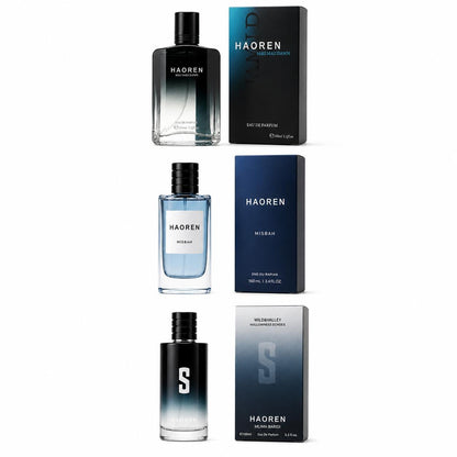 Best Male Combo – Mau Mau Dawn, Mlima Baridi & Misbah Eau de Parfum Set for Men, 3-in-1 Amber Oud, Aromatic Woody & Oriental Fougère Fragrance Bundle, Gift for Him